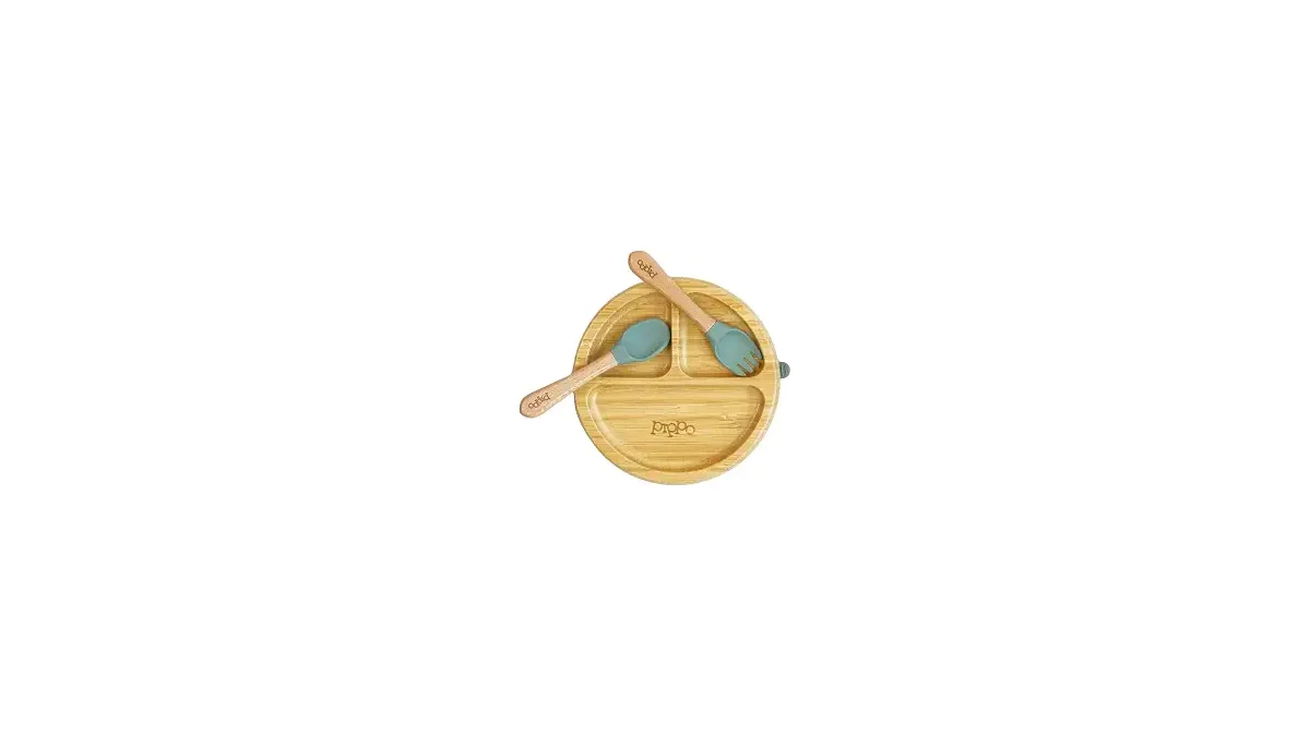 Melhores Kits de Prato e Talher Infantil de Bambu