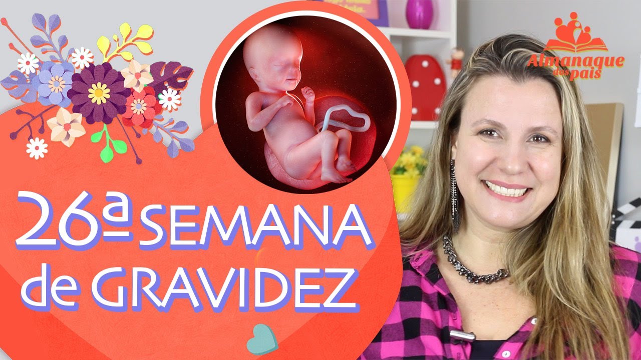 26ª SEMANA DE GRAVIDEZ | O Bebê, Dor nas Costas, Desejos de Grávida | 2º TRIMESTRE DE GESTAÇÃO