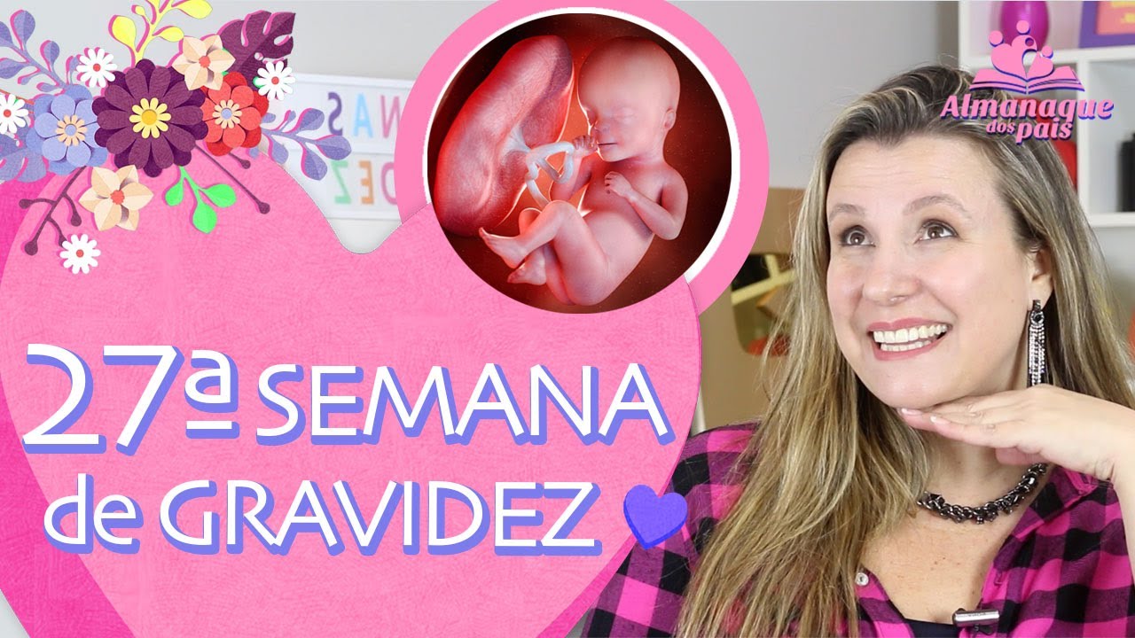 27ª semana de gestação | 7 meses, como está o bebê, riscos pré-eclâmpsia | 3º trimestre de gravidez.