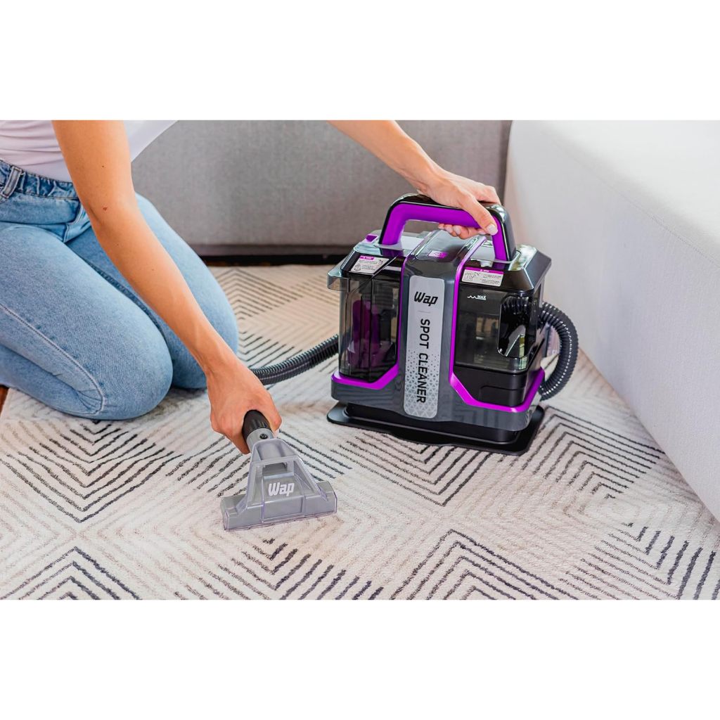 WAP Portable Spot Cleaner W3 1450W: Conveniência para Mães na Limpeza de Brinquedos e Tecidos