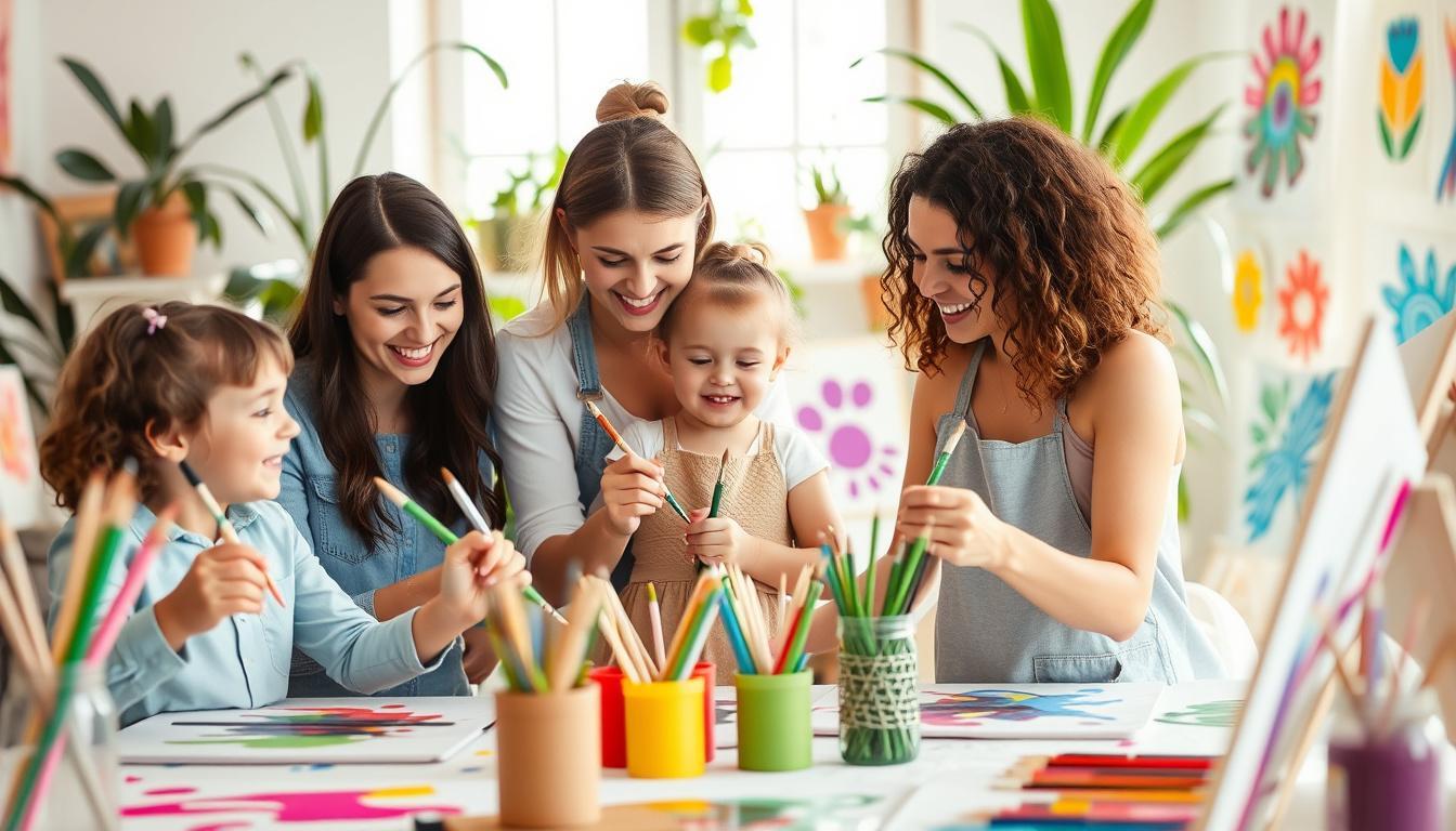 Criatividade Segura: Como Escolher Materiais de Arte Atóxicos para Atividades de Mães e Filhos